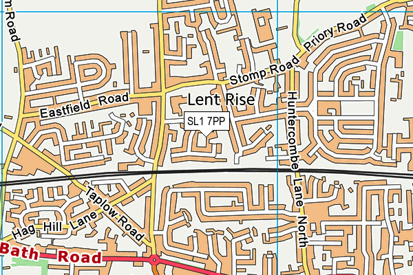 SL1 7PP map - OS VectorMap District (Ordnance Survey) SL1 7PP map - OS VectorMap District (Ordnance Survey)