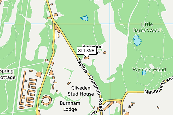 SL1 8NR map - OS VectorMap District (Ordnance Survey) SL1 8NR map - OS VectorMap District (Ordnance Survey)