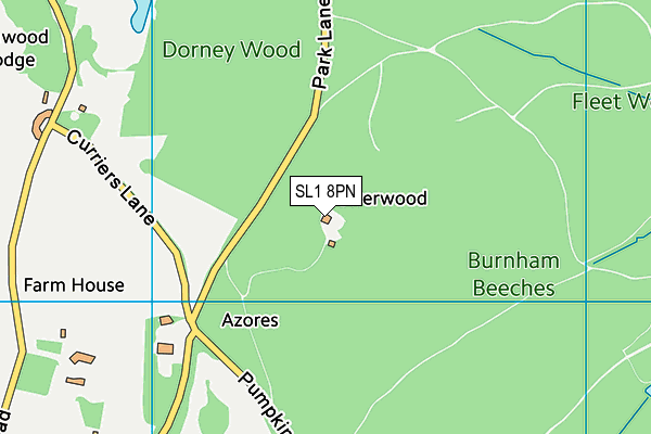 SL1 8PN map - OS VectorMap District (Ordnance Survey) SL1 8PN map - OS VectorMap District (Ordnance Survey)