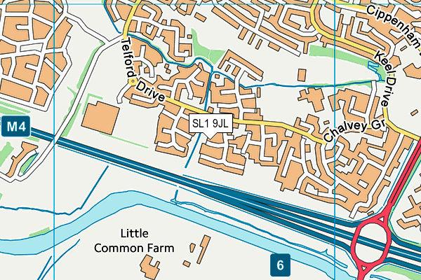 SL1 9JL map - OS VectorMap District (Ordnance Survey) SL1 9JL map - OS VectorMap District (Ordnance Survey)