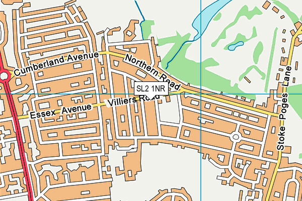 SL2 1NR map - OS VectorMap District (Ordnance Survey) SL2 1NR map - OS VectorMap District (Ordnance Survey)