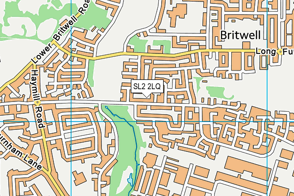 SL2 2LQ map - OS VectorMap District (Ordnance Survey) SL2 2LQ map - OS VectorMap District (Ordnance Survey)