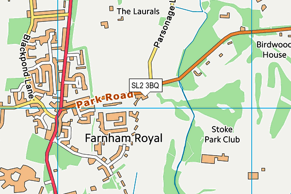 SL2 3BQ map - OS VectorMap District (Ordnance Survey) SL2 3BQ map - OS VectorMap District (Ordnance Survey)