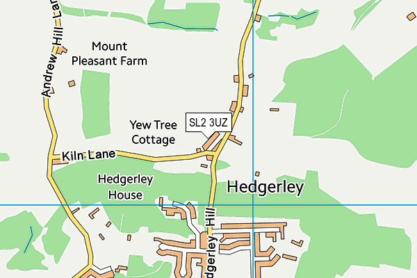 SL2 3UZ map - OS VectorMap District (Ordnance Survey) SL2 3UZ map - OS VectorMap District (Ordnance Survey)