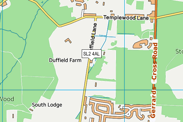 SL2 4AL map - OS VectorMap District (Ordnance Survey) SL2 4AL map - OS VectorMap District (Ordnance Survey)