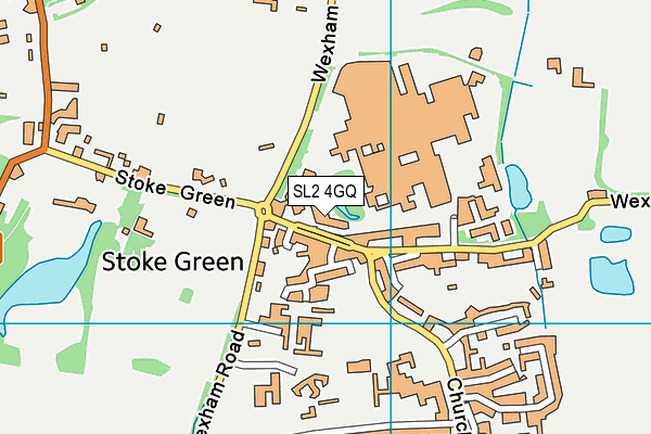 SL2 4GQ map - OS VectorMap District (Ordnance Survey) SL2 4GQ map - OS VectorMap District (Ordnance Survey)