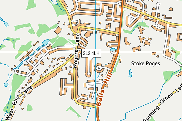 SL2 4LH map - OS VectorMap District (Ordnance Survey) SL2 4LH map - OS VectorMap District (Ordnance Survey)