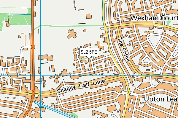 SL2 5FE map - OS VectorMap District (Ordnance Survey) SL2 5FE map - OS VectorMap District (Ordnance Survey)