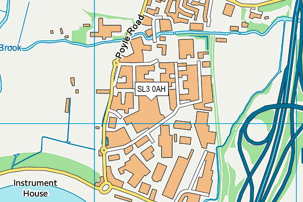SL3 0AH map - OS VectorMap District (Ordnance Survey) SL3 0AH map - OS VectorMap District (Ordnance Survey)