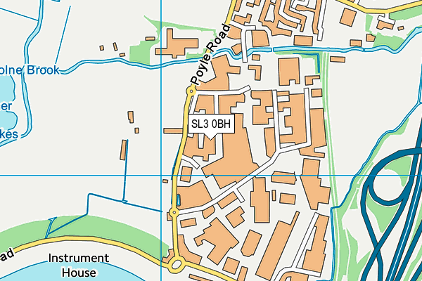 SL3 0BH map - OS VectorMap District (Ordnance Survey) SL3 0BH map - OS VectorMap District (Ordnance Survey)