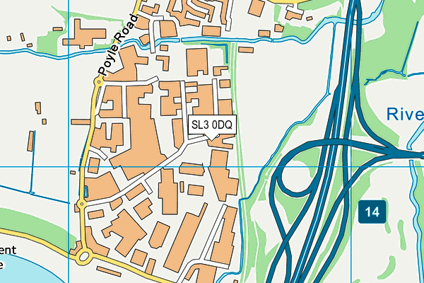 SL3 0DQ map - OS VectorMap District (Ordnance Survey) SL3 0DQ map - OS VectorMap District (Ordnance Survey)