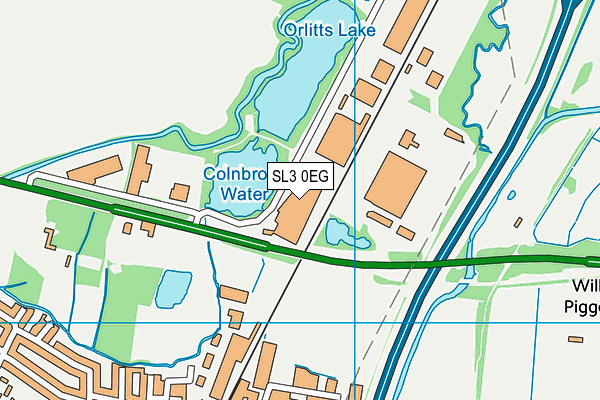 SL3 0EG map - OS VectorMap District (Ordnance Survey) SL3 0EG map - OS VectorMap District (Ordnance Survey)