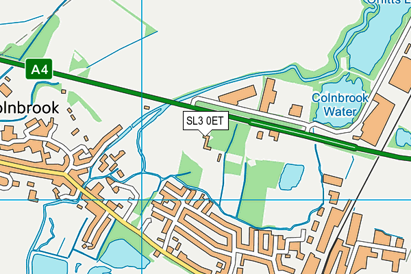 SL3 0ET map - OS VectorMap District (Ordnance Survey) SL3 0ET map - OS VectorMap District (Ordnance Survey)