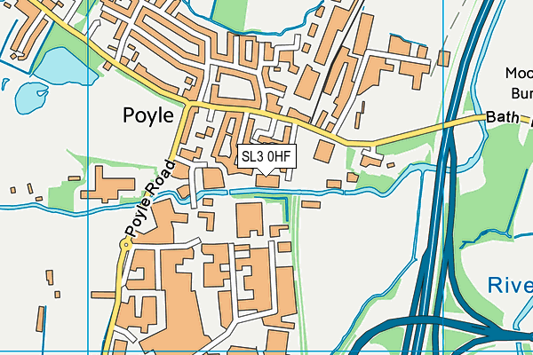 SL3 0HF map - OS VectorMap District (Ordnance Survey) SL3 0HF map - OS VectorMap District (Ordnance Survey)