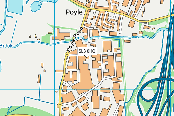 SL3 0HQ map - OS VectorMap District (Ordnance Survey) SL3 0HQ map - OS VectorMap District (Ordnance Survey)