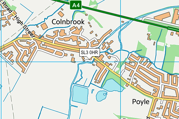 SL3 0HR map - OS VectorMap District (Ordnance Survey) SL3 0HR map - OS VectorMap District (Ordnance Survey)