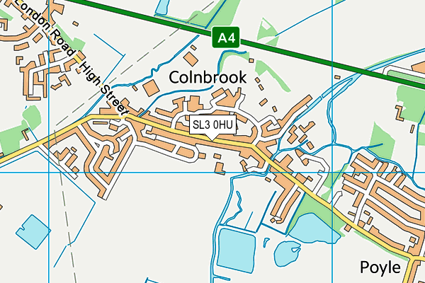 SL3 0HU map - OS VectorMap District (Ordnance Survey) SL3 0HU map - OS VectorMap District (Ordnance Survey)