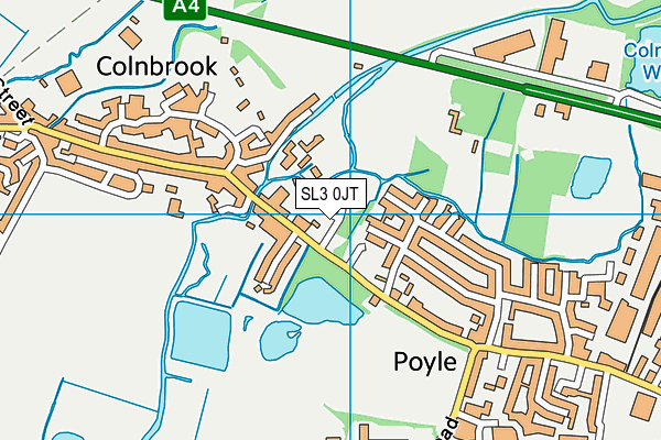 SL3 0JT map - OS VectorMap District (Ordnance Survey) SL3 0JT map - OS VectorMap District (Ordnance Survey)