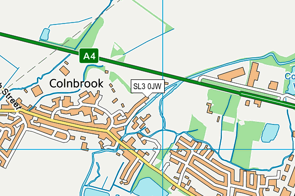 SL3 0JW map - OS VectorMap District (Ordnance Survey) SL3 0JW map - OS VectorMap District (Ordnance Survey)