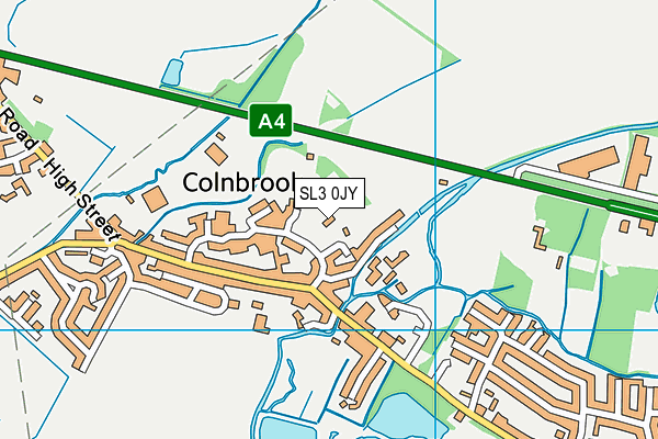 SL3 0JY map - OS VectorMap District (Ordnance Survey) SL3 0JY map - OS VectorMap District (Ordnance Survey)