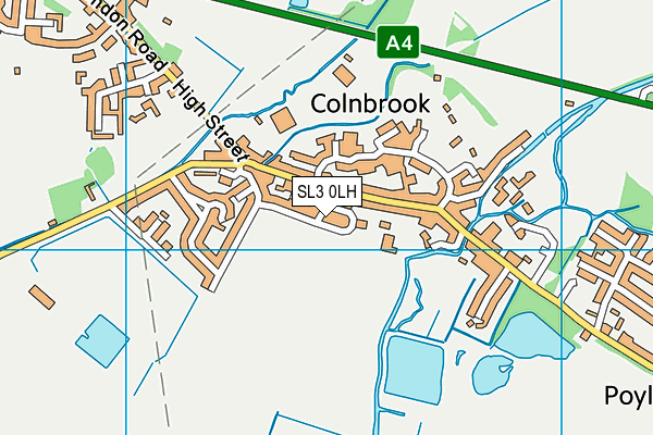 SL3 0LH map - OS VectorMap District (Ordnance Survey)