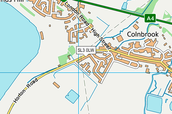 SL3 0LW map - OS VectorMap District (Ordnance Survey) SL3 0LW map - OS VectorMap District (Ordnance Survey)