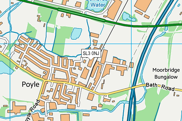 SL3 0NJ map - OS VectorMap District (Ordnance Survey) SL3 0NJ map - OS VectorMap District (Ordnance Survey)