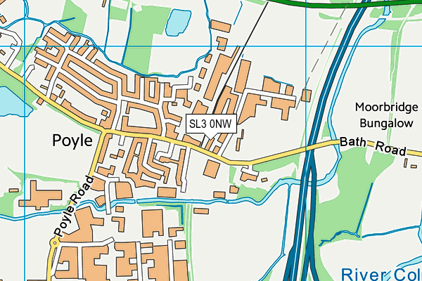 SL3 0NW map - OS VectorMap District (Ordnance Survey) SL3 0NW map - OS VectorMap District (Ordnance Survey)