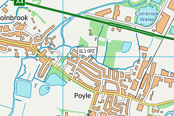 SL3 0PZ map - OS VectorMap District (Ordnance Survey) SL3 0PZ map - OS VectorMap District (Ordnance Survey)