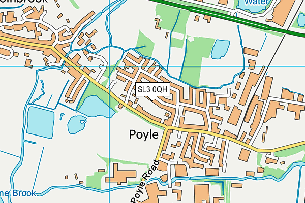 SL3 0QH map - OS VectorMap District (Ordnance Survey) SL3 0QH map - OS VectorMap District (Ordnance Survey)