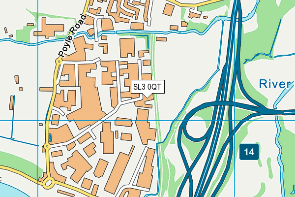 SL3 0QT map - OS VectorMap District (Ordnance Survey) SL3 0QT map - OS VectorMap District (Ordnance Survey)