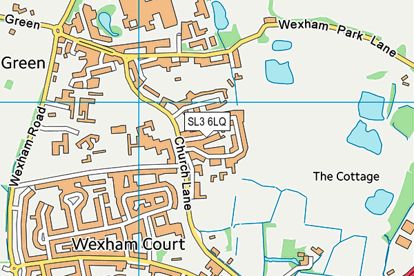 SL3 6LQ map - OS VectorMap District (Ordnance Survey) SL3 6LQ map - OS VectorMap District (Ordnance Survey)