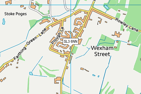 SL3 6NN map - OS VectorMap District (Ordnance Survey) SL3 6NN map - OS VectorMap District (Ordnance Survey)