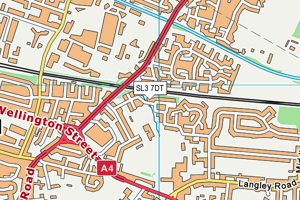 SL3 7DT map - OS VectorMap District (Ordnance Survey) SL3 7DT map - OS VectorMap District (Ordnance Survey)