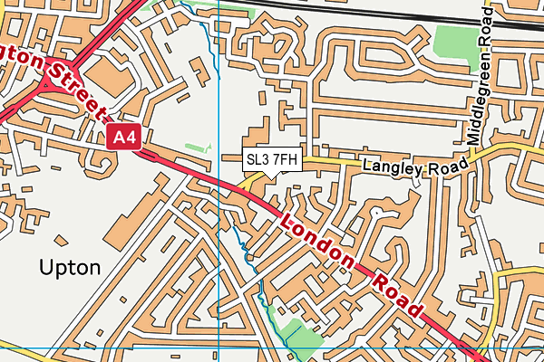SL3 7FH map - OS VectorMap District (Ordnance Survey) SL3 7FH map - OS VectorMap District (Ordnance Survey)