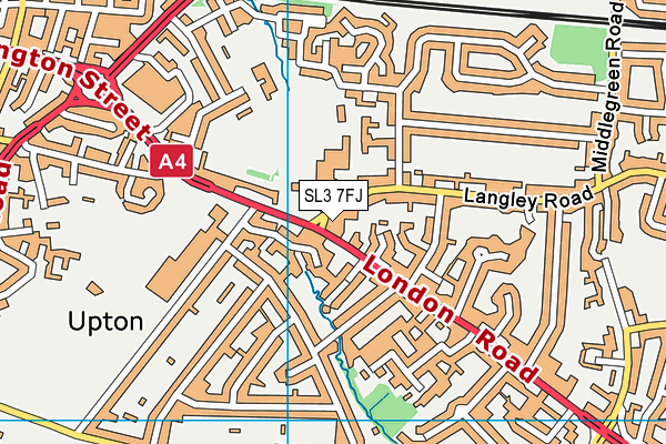 SL3 7FJ map - OS VectorMap District (Ordnance Survey) SL3 7FJ map - OS VectorMap District (Ordnance Survey)