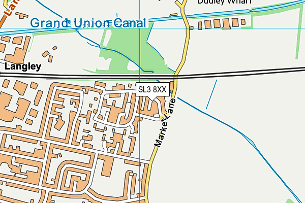 SL3 8XX map - OS VectorMap District (Ordnance Survey) SL3 8XX map - OS VectorMap District (Ordnance Survey)