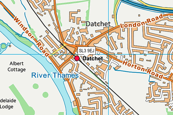 SL3 9EJ map - OS VectorMap District (Ordnance Survey) SL3 9EJ map - OS VectorMap District (Ordnance Survey)