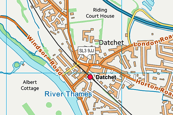 SL3 9JJ map - OS VectorMap District (Ordnance Survey) SL3 9JJ map - OS VectorMap District (Ordnance Survey)