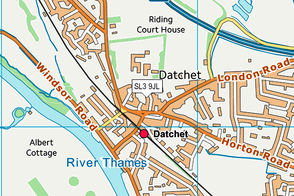 SL3 9JL map - OS VectorMap District (Ordnance Survey) SL3 9JL map - OS VectorMap District (Ordnance Survey)