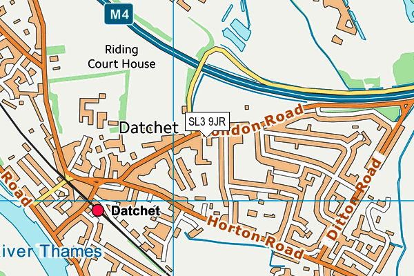 SL3 9JR map - OS VectorMap District (Ordnance Survey) SL3 9JR map - OS VectorMap District (Ordnance Survey)