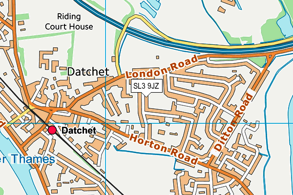 SL3 9JZ map - OS VectorMap District (Ordnance Survey) SL3 9JZ map - OS VectorMap District (Ordnance Survey)