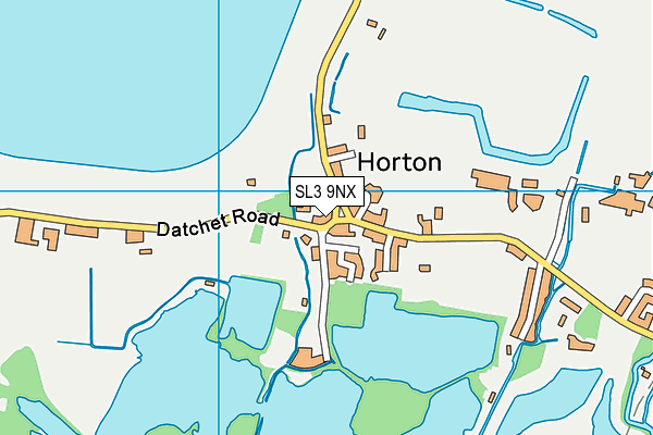 SL3 9NX map - OS VectorMap District (Ordnance Survey) SL3 9NX map - OS VectorMap District (Ordnance Survey)