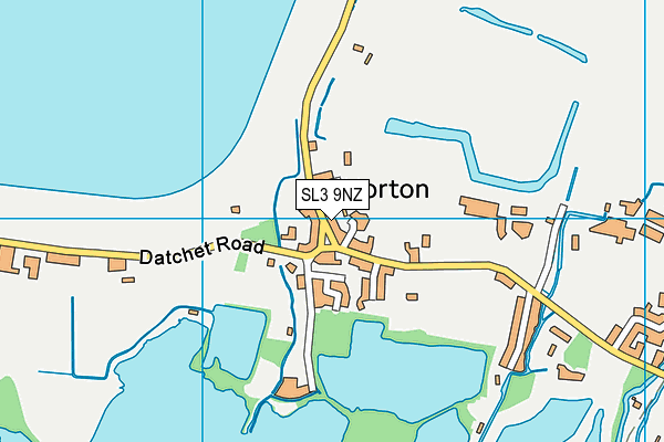 SL3 9NZ map - OS VectorMap District (Ordnance Survey) SL3 9NZ map - OS VectorMap District (Ordnance Survey)