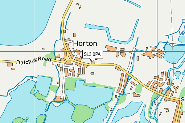 SL3 9PA map - OS VectorMap District (Ordnance Survey) SL3 9PA map - OS VectorMap District (Ordnance Survey)