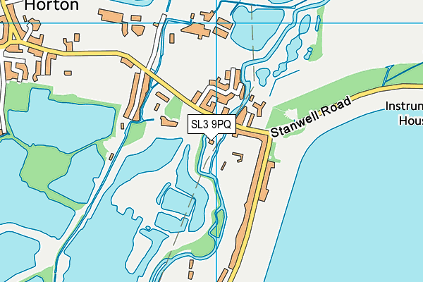 SL3 9PQ map - OS VectorMap District (Ordnance Survey) SL3 9PQ map - OS VectorMap District (Ordnance Survey)