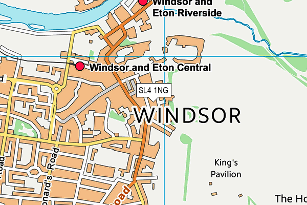SL4 1NG map - OS VectorMap District (Ordnance Survey) SL4 1NG map - OS VectorMap District (Ordnance Survey)