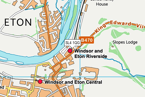 SL4 1QG map - OS VectorMap District (Ordnance Survey) SL4 1QG map - OS VectorMap District (Ordnance Survey)