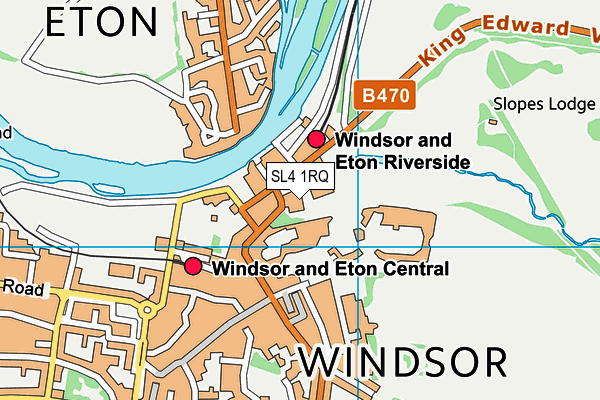 SL4 1RQ map - OS VectorMap District (Ordnance Survey) SL4 1RQ map - OS VectorMap District (Ordnance Survey)