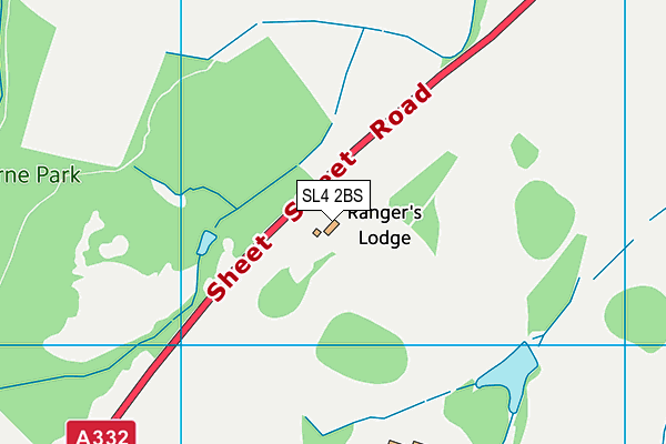 SL4 2BS map - OS VectorMap District (Ordnance Survey) SL4 2BS map - OS VectorMap District (Ordnance Survey)